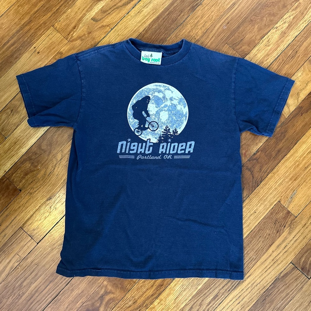 Night Rider Portland Oregon T-shirt Youth M/10
